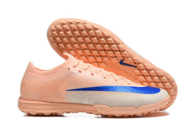 Nike Air Zoom Mercurial Vapor 17 Elite TF Artificial Turf Soccer Shoes - Orange/Peach/Royal Blue