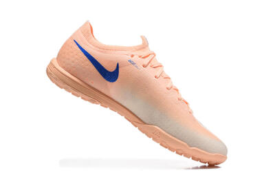 Nike Air Zoom Mercurial Vapor 17 Elite TF Artificial Turf Soccer Shoes - Orange/Peach/Royal Blue