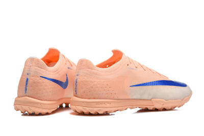 Nike Air Zoom Mercurial Vapor 17 Elite TF Artificial Turf Soccer Shoes - Orange/Peach/Royal Blue