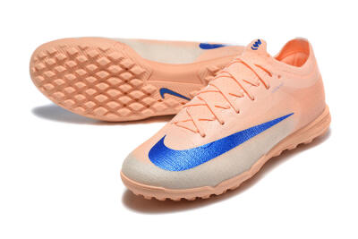 Nike Air Zoom Mercurial Vapor 17 Elite TF Artificial Turf Soccer Shoes - Orange/Peach/Royal Blue