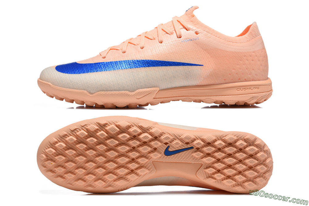 Nike Air Zoom Mercurial Vapor 17 Elite TF Artificial Turf Soccer Shoes - Orange/Peach/Royal Blue 0