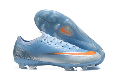 Nike Air Zoom Mercurial Vapor 17 Elite FG Firm Ground Soccer Cleats - Blue/University Blue/Metallic Silver