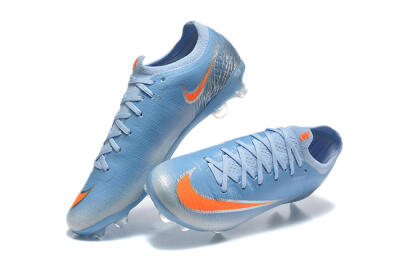 Nike Air Zoom Mercurial Vapor 17 Elite FG Firm Ground Soccer Cleats - Blue/University Blue/Metallic Silver
