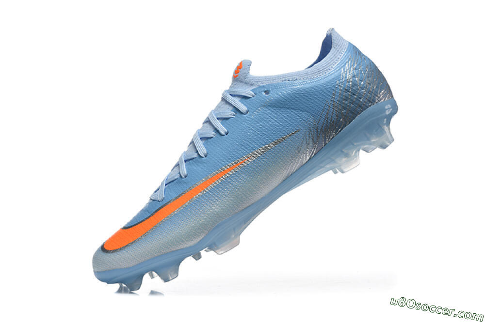 Nike Air Zoom Mercurial Vapor 17 Elite FG Firm Ground Soccer Cleats - Blue/University Blue/Metallic Silver 8