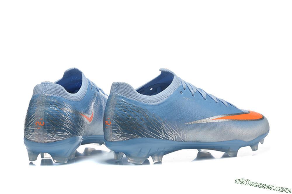 Nike Air Zoom Mercurial Vapor 17 Elite FG Firm Ground Soccer Cleats - Blue/University Blue/Metallic Silver 9
