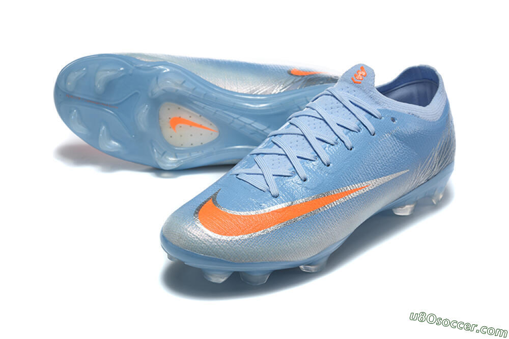 Nike Air Zoom Mercurial Vapor 17 Elite FG Firm Ground Soccer Cleats - Blue/University Blue/Metallic Silver 3