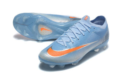 Nike Air Zoom Mercurial Vapor 17 Elite FG Firm Ground Soccer Cleats - Blue/University Blue/Metallic Silver