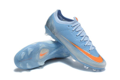 Nike Air Zoom Mercurial Vapor 17 Elite FG Firm Ground Soccer Cleats - Blue/University Blue/Metallic Silver