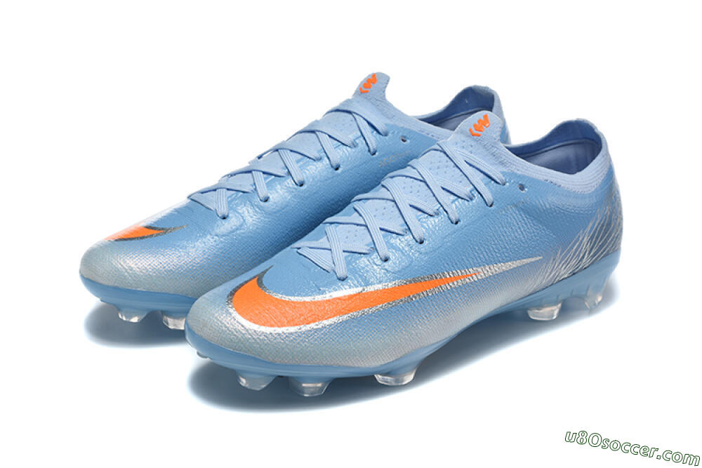 Nike Air Zoom Mercurial Vapor 17 Elite FG Firm Ground Soccer Cleats - Blue/University Blue/Metallic Silver 5