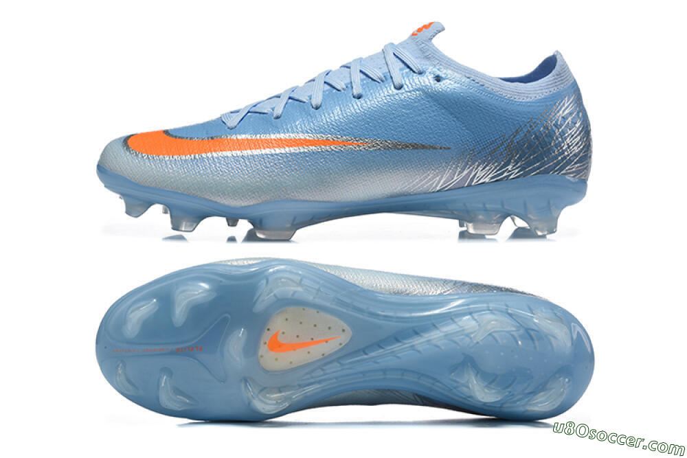 Nike Air Zoom Mercurial Vapor 17 Elite FG Firm Ground Soccer Cleats - Blue/University Blue/Metallic Silver 0