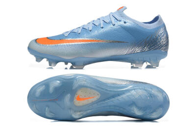 Nike Air Zoom Mercurial Vapor 17 Elite FG Firm Ground Soccer Cleats - Blue/University Blue/Metallic Silver