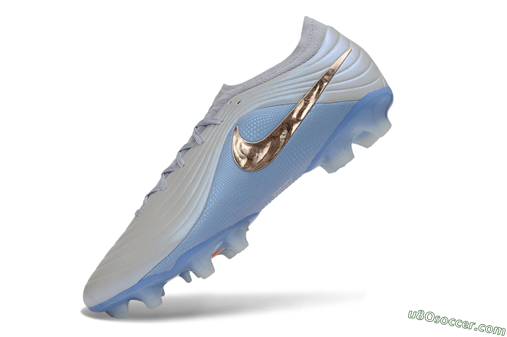 Nike Tiempo Legend 11 Elite FG Firm Ground Soccer Cleats - Blue/Atmosphere Grey/Metallic Copper 6