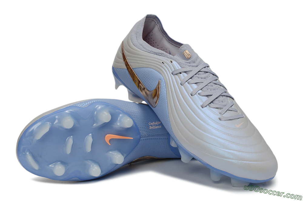Nike Tiempo Legend 11 Elite FG Firm Ground Soccer Cleats - Blue/Atmosphere Grey/Metallic Copper 4