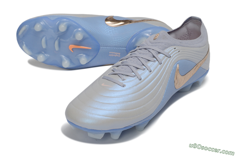 Nike Tiempo Legend 11 Elite FG Firm Ground Soccer Cleats - Blue/Atmosphere Grey/Metallic Copper 3