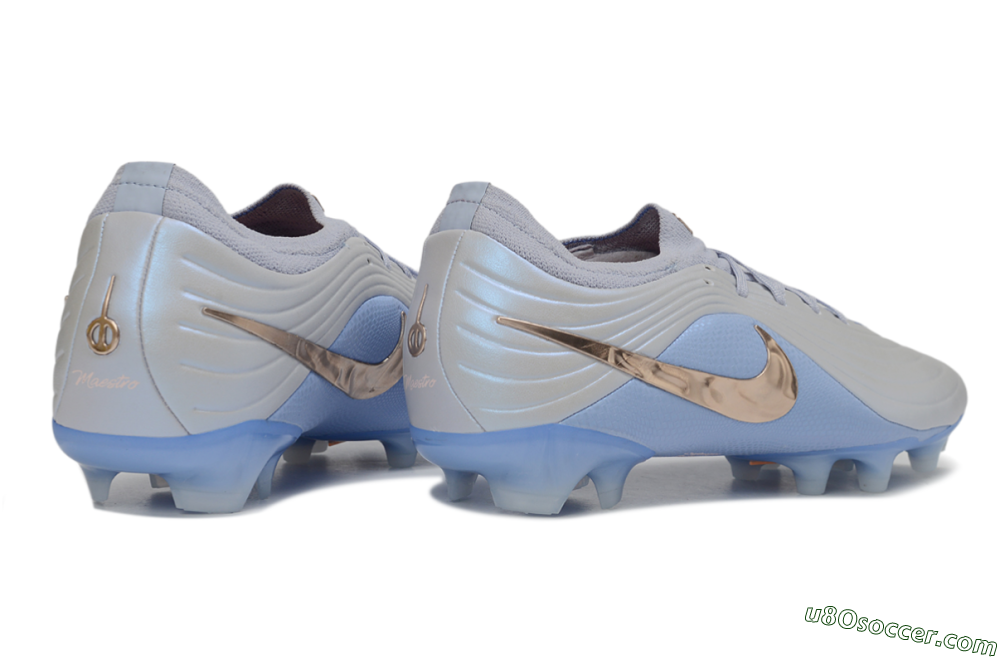 Nike Tiempo Legend 11 Elite FG Firm Ground Soccer Cleats - Blue/Atmosphere Grey/Metallic Copper 7