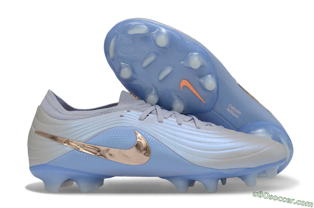 Nike Tiempo Legend 11 Elite FG Firm Ground Soccer Cleats - Blue/Atmosphere Grey/Metallic Copper 1