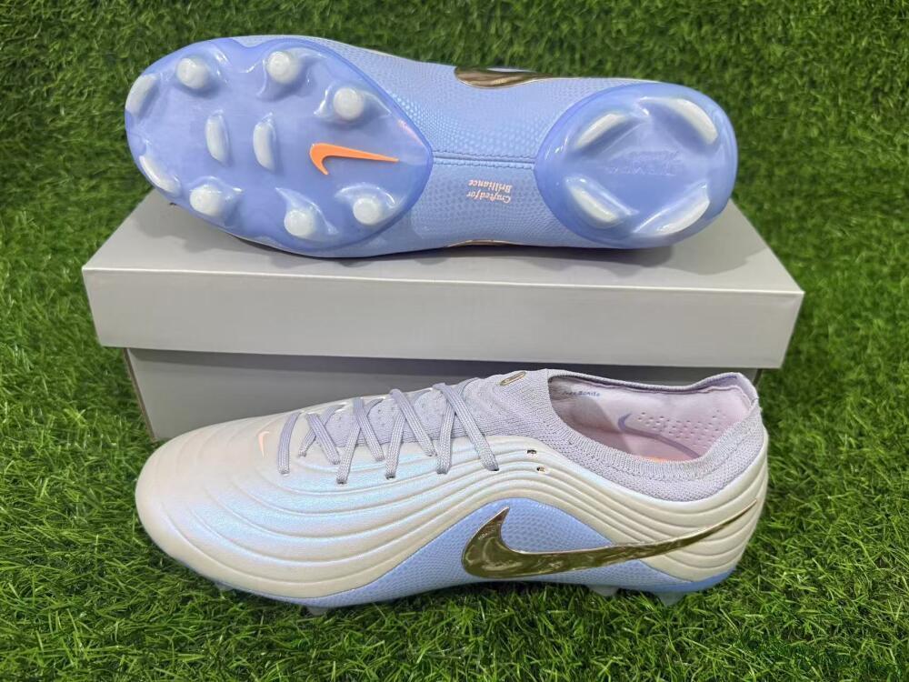 Nike Tiempo Legend 11 Elite FG Firm Ground Soccer Cleats - Blue/Atmosphere Grey/Metallic Copper
