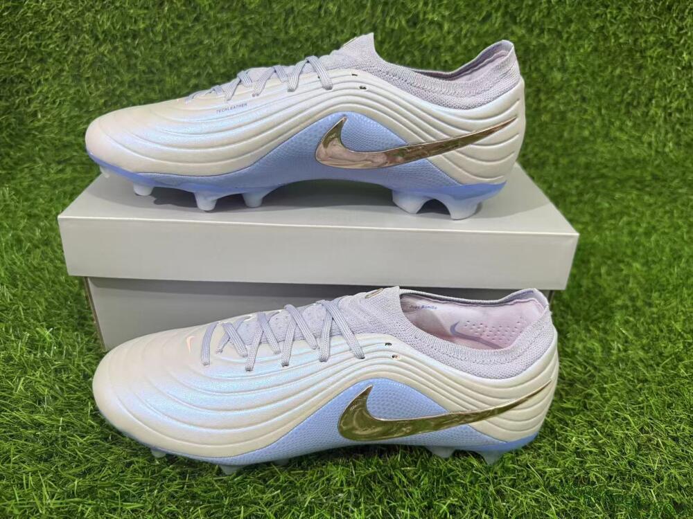 Nike Tiempo Legend 11 Elite FG Firm Ground Soccer Cleats - Blue/Atmosphere Grey/Metallic Copper