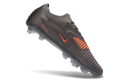 Nike Phantom 6 Elite Low FG Firm Ground Soccer Cleats - Grey/Iron Grey/Total Orange