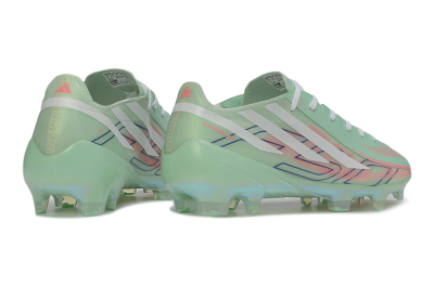 Adidas F50 Hyperfast Elite FG Firm Ground Soccer Cleats - Green/Mint/Iridescent