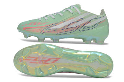 Adidas F50 Hyperfast Elite FG Firm Ground Soccer Cleats - Green/Mint/Iridescent