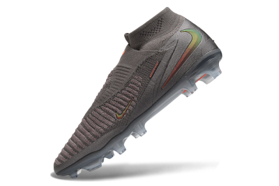 Nike Phantom 6 Elite High FG Firm Ground Soccer Cleats - Grey/Iron Grey/Metallic Copper