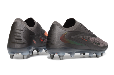 Nike Phantom 6 Elite Low SG Soft Ground Soccer Cleats - Grey/Iron Grey/Total Orange