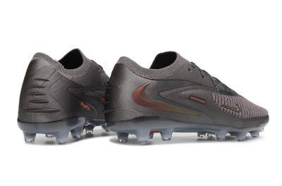 Nike Phantom 6 Elite Low AG Artificial Grass Soccer Cleats - Grey/Dark Smoke Grey/Total Orange