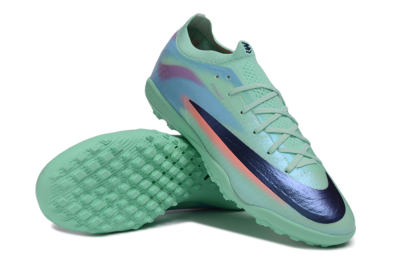 Nike Air Zoom Mercurial Vapor 17 Elite TF Artificial Turf Soccer Shoes - Green/Mint Foam/Psychic Purple