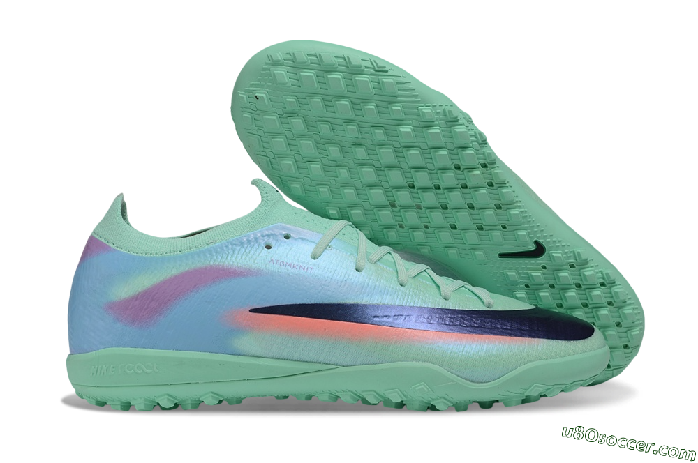 Nike Air Zoom Mercurial Vapor 17 Elite TF Artificial Turf Soccer Shoes - Green/Mint Foam/Psychic Purple 1