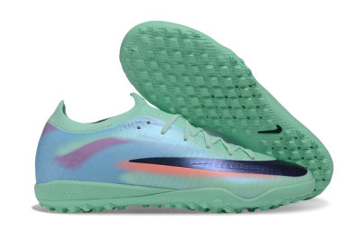 Nike Air Zoom Mercurial Vapor 17 Elite TF Artificial Turf Soccer Shoes - Green/Mint Foam/Psychic Purple