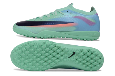 Nike Air Zoom Mercurial Vapor 17 Elite TF Artificial Turf Soccer Shoes - Green/Mint Foam/Psychic Purple