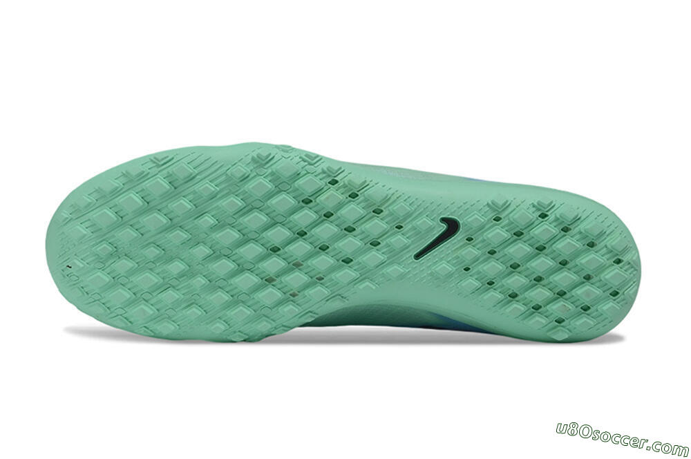 Nike Air Zoom Mercurial Vapor 17 Elite TF Artificial Turf Soccer Shoes - Green/Mint Foam/Psychic Purple 6