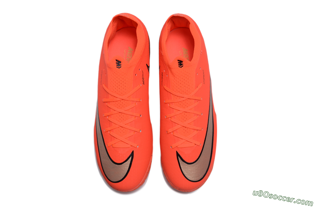 Nike Air Zoom Mercurial Vapor 17 Elite TF Artificial Turf Soccer Shoes - Orange/Bright Crimson/Metallic Copper 4