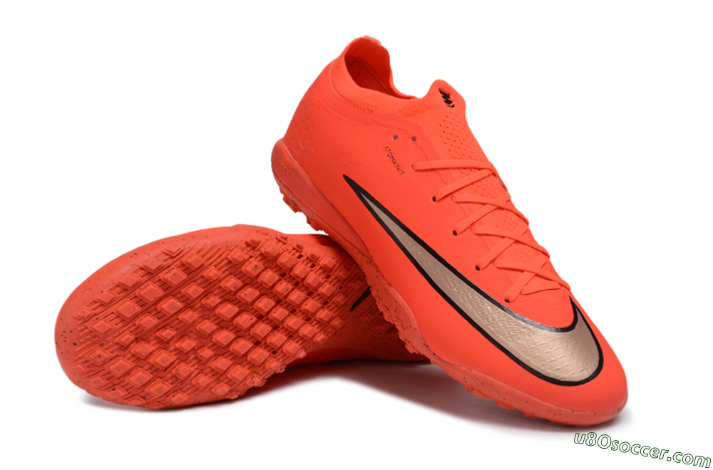 Nike Air Zoom Mercurial Vapor 17 Elite TF Artificial Turf Soccer Shoes - Orange/Bright Crimson/Metallic Copper 3