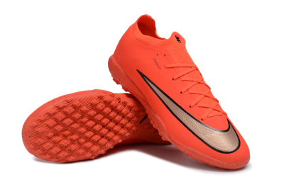 Nike Air Zoom Mercurial Vapor 17 Elite TF Artificial Turf Soccer Shoes - Orange/Bright Crimson/Metallic Copper