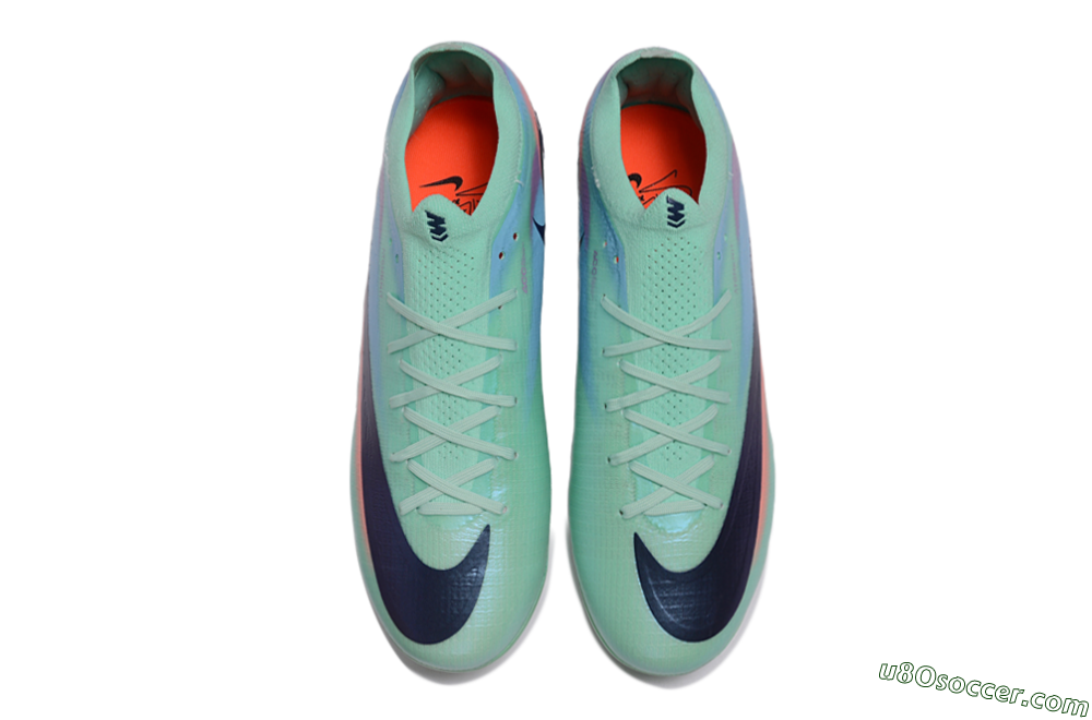 Nike Air Zoom Mercurial Vapor 17 Elite FG Firm Ground Soccer Cleats - Green/Mint Foam/Sunset Glow 4