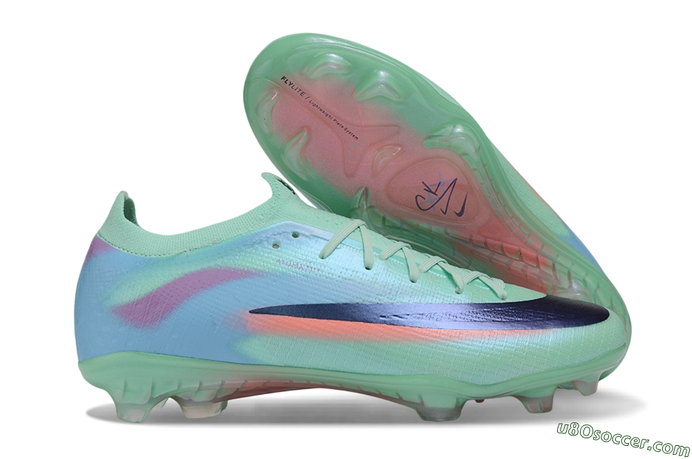 Nike Air Zoom Mercurial Vapor 17 Elite FG Firm Ground Soccer Cleats - Green/Mint Foam/Sunset Glow 1