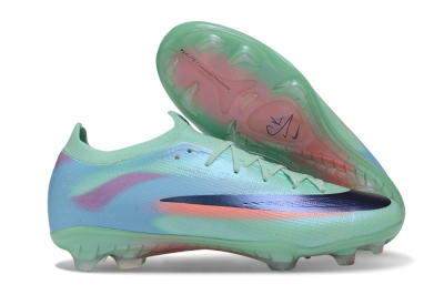 Nike Air Zoom Mercurial Vapor 17 Elite FG Firm Ground Soccer Cleats - Green/Mint Foam/Sunset Glow
