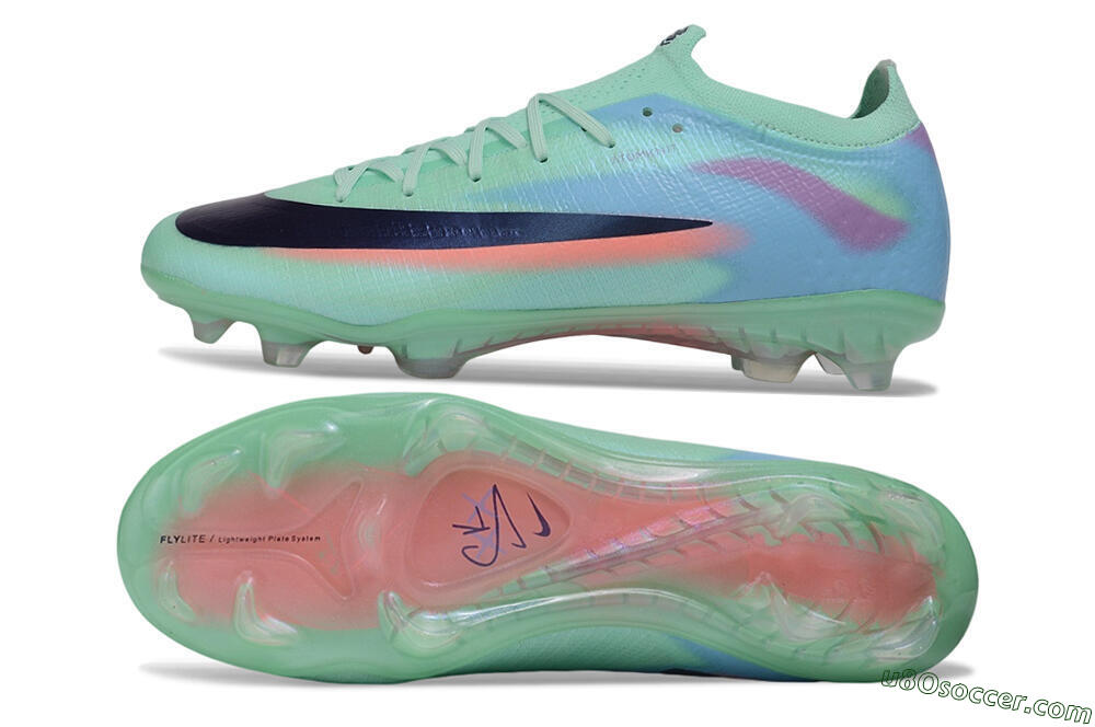 Nike Air Zoom Mercurial Vapor 17 Elite FG Firm Ground Soccer Cleats - Green/Mint Foam/Sunset Glow 0