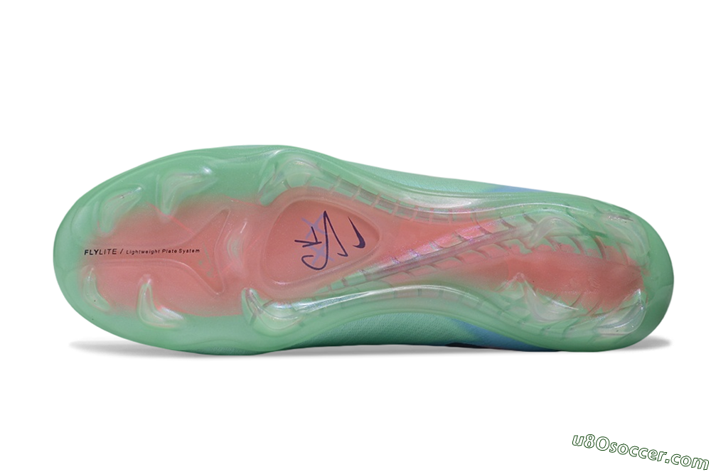 Nike Air Zoom Mercurial Vapor 17 Elite FG Firm Ground Soccer Cleats - Green/Mint Foam/Sunset Glow 6