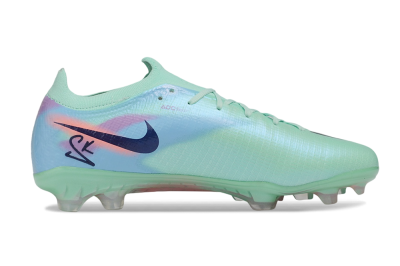 Nike Air Zoom Mercurial Vapor 17 Elite FG Firm Ground Soccer Cleats - Green/Mint Foam/Sunset Glow
