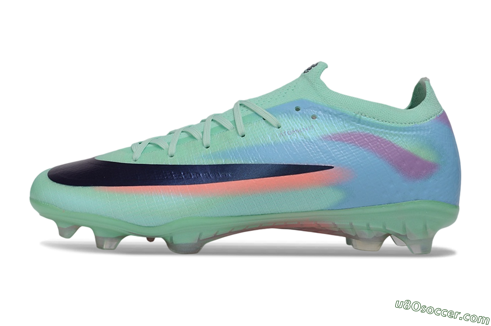 Nike Air Zoom Mercurial Vapor 17 Elite FG Firm Ground Soccer Cleats - Green/Mint Foam/Sunset Glow 2
