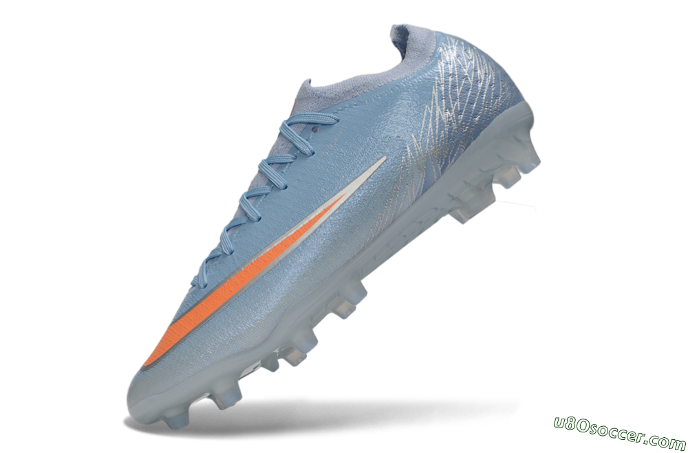 Nike Air Zoom Mercurial Vapor 17 Elite FG Firm Ground Soccer Cleats - Blue/Baltic Blue/Laser Orange 5