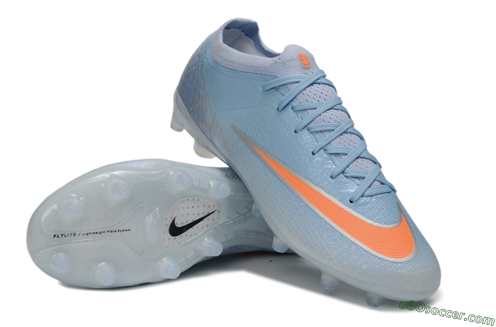 Nike Air Zoom Mercurial Vapor 17 Elite FG Firm Ground Soccer Cleats - Blue/Baltic Blue/Laser Orange 3