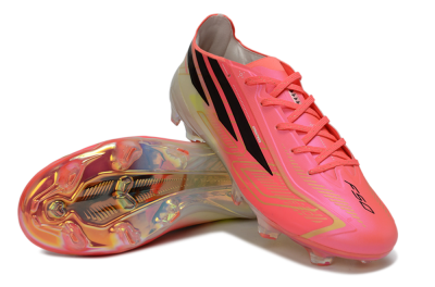 Adidas F50 Elite FG Firm Ground Soccer Cleats - Pink/Solar Pink/Iridescent White