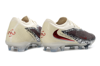 Nike Phantom 6 Elite Low FG Firm Ground Soccer Cleats - Beige/Off-White/Dark Maroon
