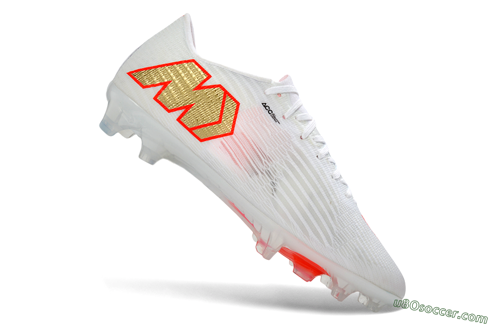 Nike Air Zoom Mercurial Superfly 11 Elite FG Firm Ground Soccer Cleats - White/Metallic Gold/Bright Crimson 5
