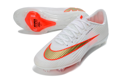 Nike Air Zoom Mercurial Superfly 11 Elite FG Firm Ground Soccer Cleats - White/Metallic Gold/Bright Crimson