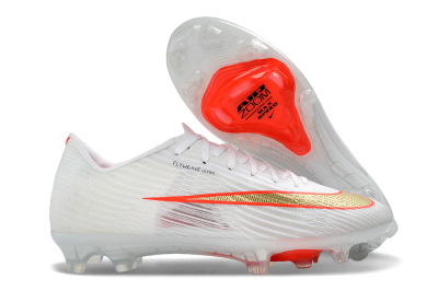 Nike Air Zoom Mercurial Superfly 11 Elite FG Firm Ground Soccer Cleats - White/Metallic Gold/Bright Crimson